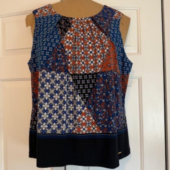 Calvin Klein Sleeveless Blouse - Picture 1 of 3